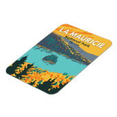 La Mauricie National Park Travel Art  Magneet (Linkerzijde)