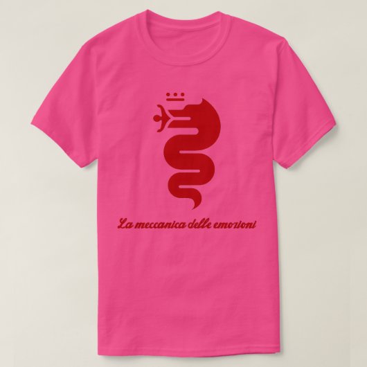 La meccanica delle emozioni t-shirt (Design voorkant)