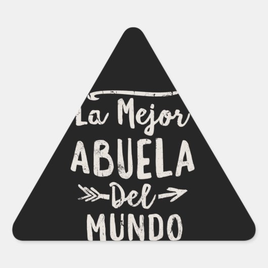 La Mejor Abuela Del Mundo Grandma Moederdag Sticker (Voorkant)