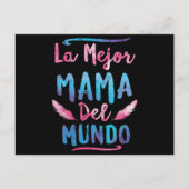 La Mejor Mama Del Mundo Mam Moederdag Briefkaart (Voorkant)