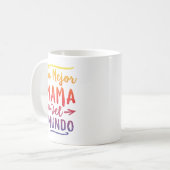 La Mejor Mama Del Mundo Mam Moederdag Koffiemok (Voorkant links)