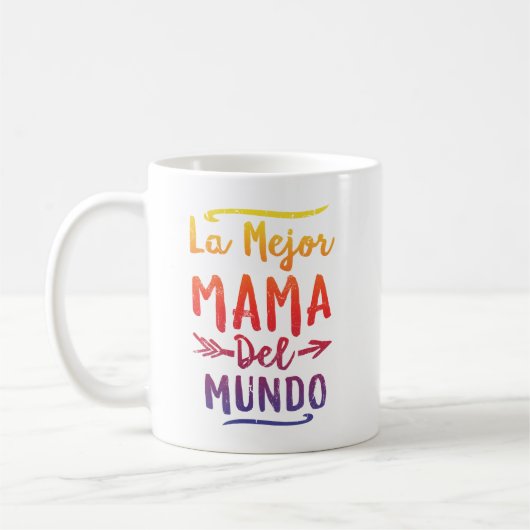 La Mejor Mama Del Mundo Mam Moederdag Koffiemok (Links)