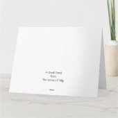 La Mer Groeten Kaart (Achterkant)