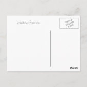 La Mia Amica. Briefkaart (Achterkant)