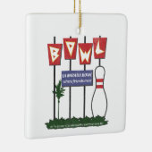 La Mirada Bowl  distressed retro Keramisch Ornament (Rechts)