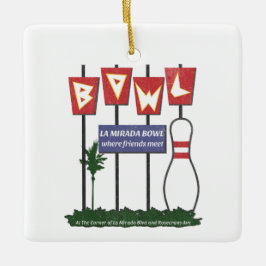 La Mirada Bowl  distressed retro Keramisch Ornament