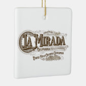 La Mirada  Sanborn Style Keramisch Ornament (Rechts)