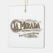 La Mirada  Sanborn Style Keramisch Ornament (Links)