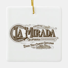 La Mirada  Sanborn Style Keramisch Ornament