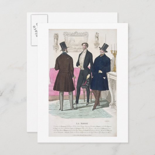La Mode: Advertisement voor de Fash van Mannen uit Briefkaart (Voorkant / Achterkant)