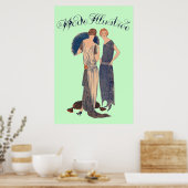 La mode illustrée (Magazine français 1922) Poster (Keuken)