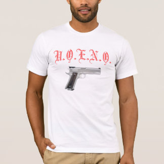 La Monda&Co. White UOENO PISTOOL T-SHIRT