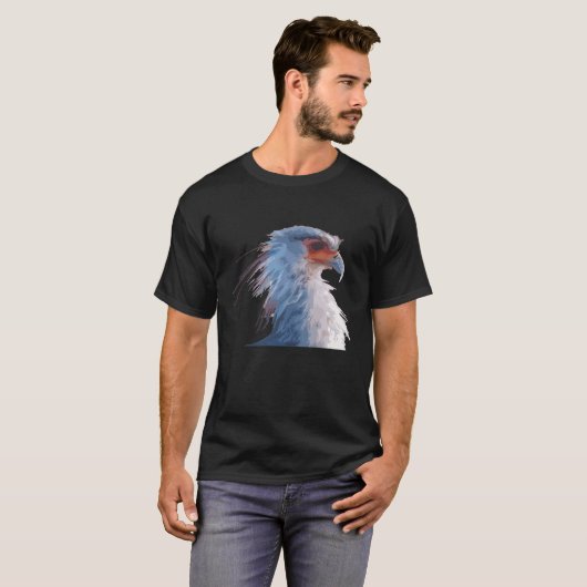 La Monde - Secretary Bird T-shirt (Voorkant volledig)