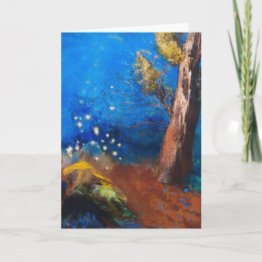 La Mort de Bouddha | Odilon Redon Kaart (Voorkant)