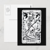 La Mort Tarot Card Briefkaart (Voorkant / Achterkant)