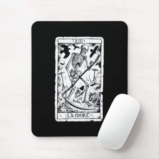 La Mort Tarot Card Muismat (Met muis)