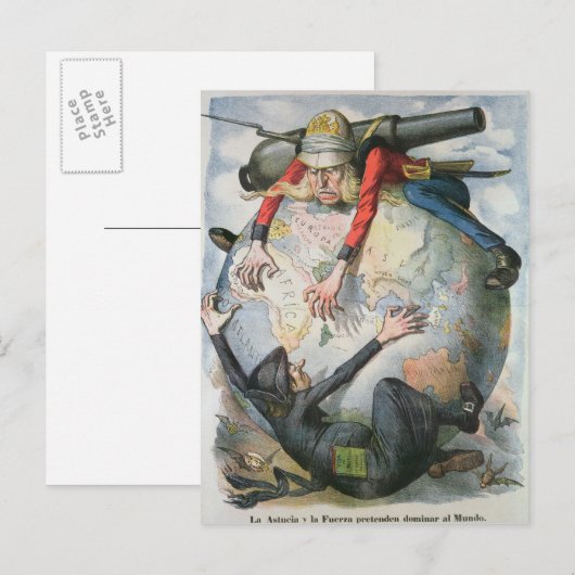 La Mosca Roja Briefkaart (Voorkant / Achterkant)