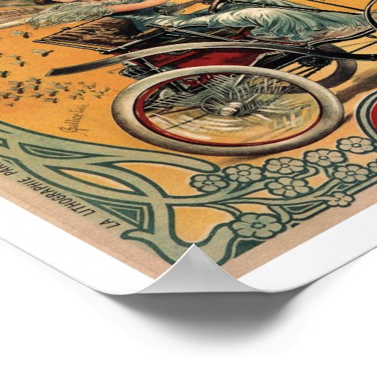 La Mouche, Automobile, Adverteren, Art Nouveau Poster (Hoek)