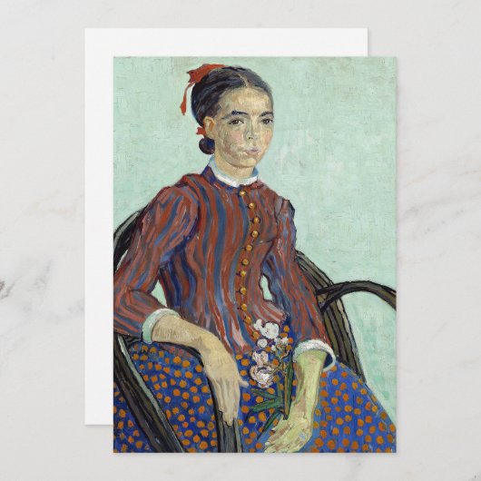 La Mousmé | Vincent van Gogh (Voorkant / Achterkant)