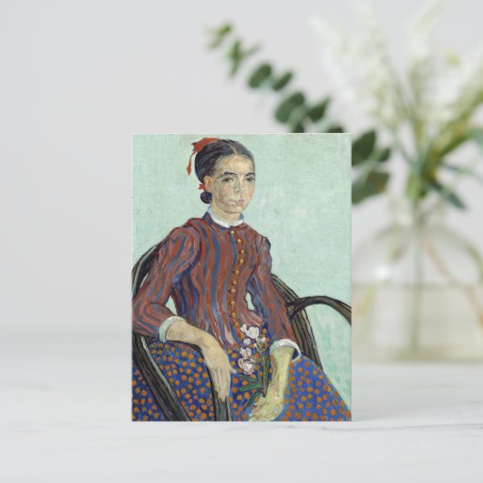 La Mousmé | Vincent van Gogh Briefkaart (Staand voorkant)