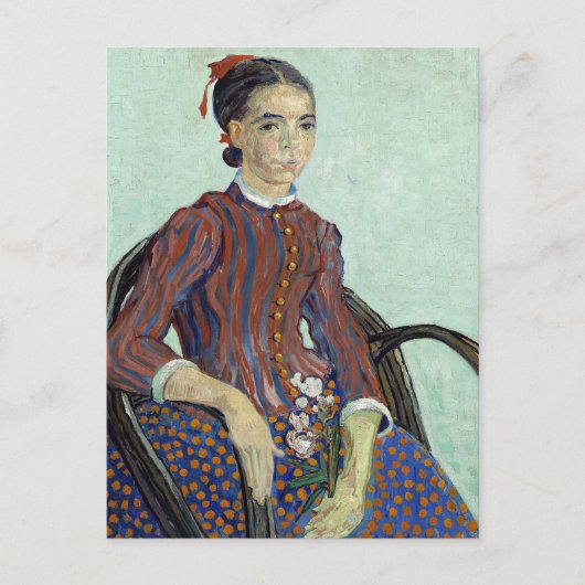 La Mousmé | Vincent van Gogh Briefkaart (Voorkant)