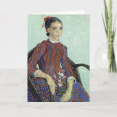 La Mousmé | Vincent van Gogh Kaart (Voorkant)