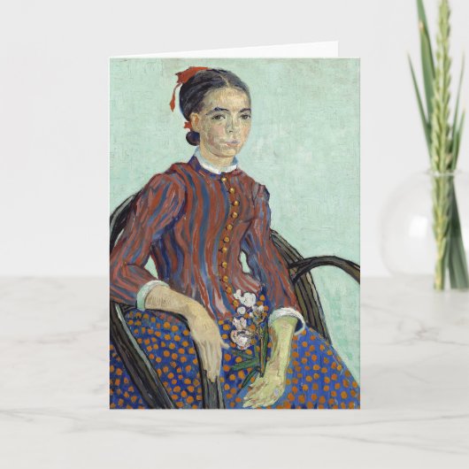 La Mousmé | Vincent van Gogh Kaart (Voorkant)
