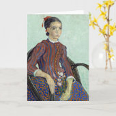 La Mousmé | Vincent van Gogh Kaart (Gele Bloem)