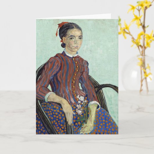 La Mousmé | Vincent van Gogh Kaart (Gele Bloem)