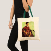 La Mousme, Zittend door Vincent van Gogh Boodschap Tote Bag (Voorkant (product))