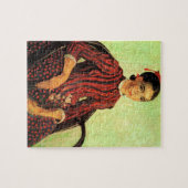 La Mousme, zittend door Vincent van Gogh Legpuzzel (Horizontaal)