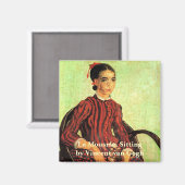 La Mousme, zittend door Vincent van Gogh Magneet (Voorkant / Achterkant)