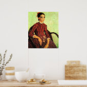 La Mousme, zittend door Vincent van Gogh Poster (Keuken)
