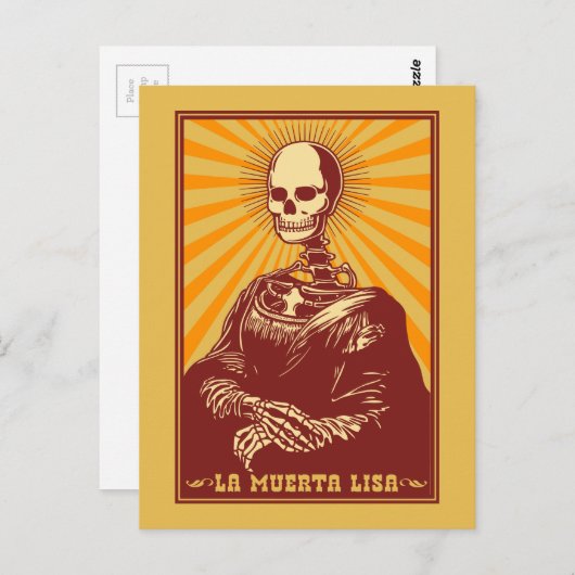 La Muerta Lisa Briefkaart (Voorkant / Achterkant)