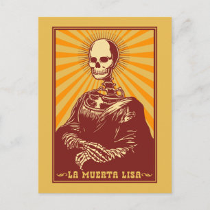 La Muerta Lisa Briefkaart