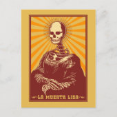 La Muerta Lisa Briefkaart (Voorkant)