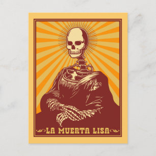 La Muerta Lisa Briefkaart