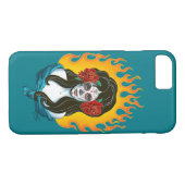 La Muerta Madonna Case-Mate iPhone Case (Achterkant (Horizontaal))