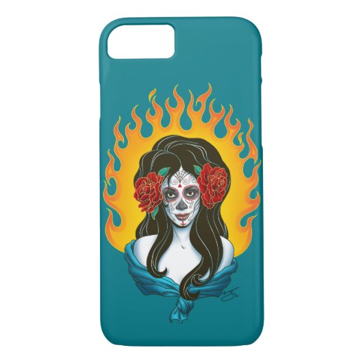 La Muerta Madonna Case-Mate iPhone Case (Achterkant)