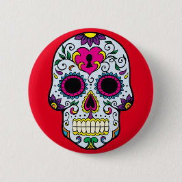La muerte 6 ronde button 5,7 cm
