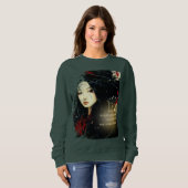 La Mujer del Agua - Arte japonés en tu sudadera Trui (Voorkant volledig)