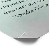 La Mujer Fuerte — Proverbios 31:10-31 Kartel Poster (Hoek)