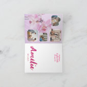 La mujer más bella de mi vida tarjeta editable kaart (Binnen)