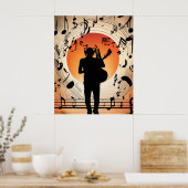 La Musica a tu Alrededor Poster (Keuken)