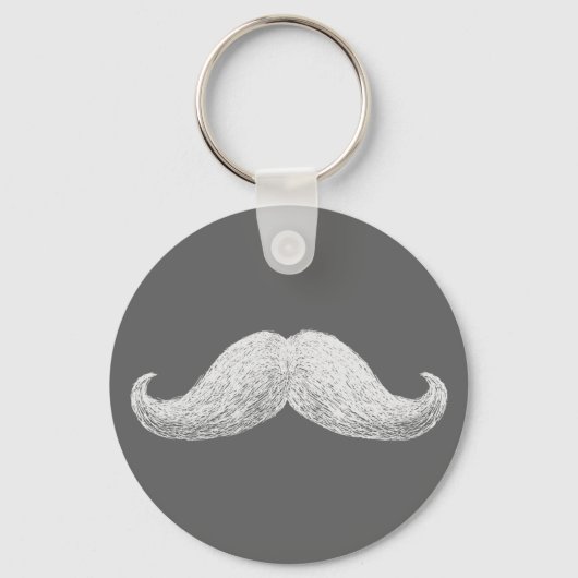 La Mustache (Donker) Sleutelhanger (Voorkant)