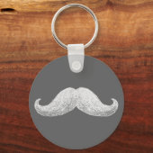 La Mustache (Donker) Sleutelhanger (Voorkant)