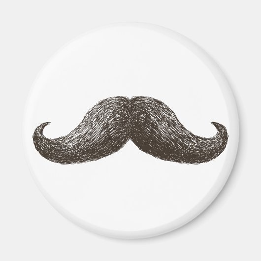La Mustache (Light) Magneet (Voorkant)