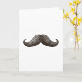 La Mustache (verticaal) Kaart (Gele Bloem)