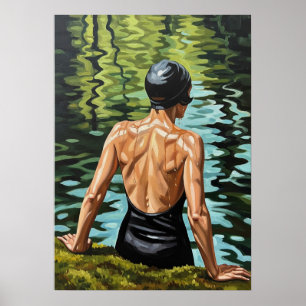 LA NAGEUSE DE LA RIVIÈRE (De rivierzwemmer) - Ori Poster