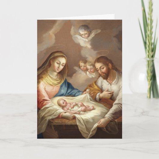 La Natividad Feestdagen Kaart (Voorkant)